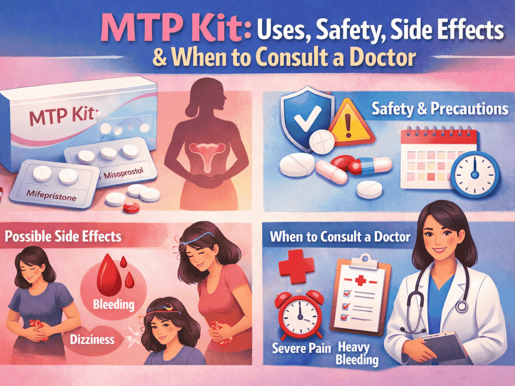 Mtp Kit: Uses, Safety, Side Effects & When To Consult A Doctor